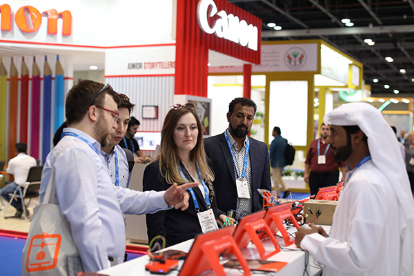 Demonstration of Canon products at GESS Dubai 