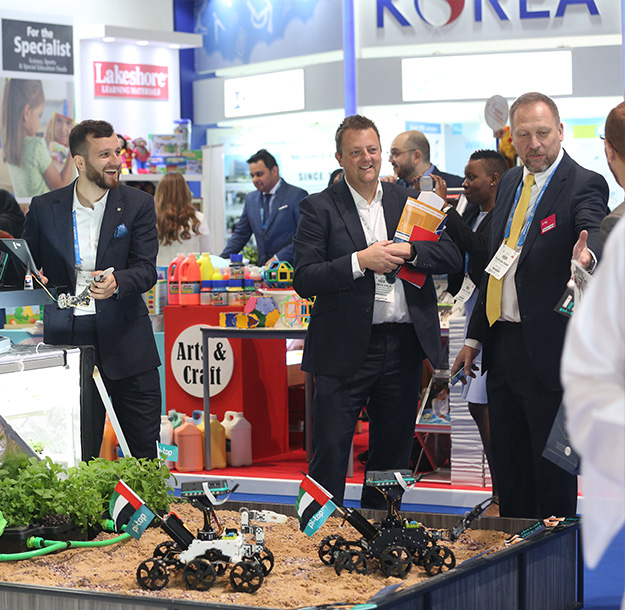 Demo of robotics, STEM near the Korean Pavilion